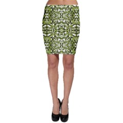 Stylized Nature Print Pattern Bodycon Skirt by dflcprints