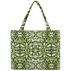 Stylized Nature Print Pattern Mini Tote Bag by dflcprints