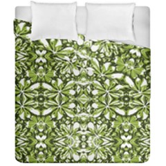 Stylized Nature Print Pattern Duvet Cover Double Side (california King Size) by dflcprints