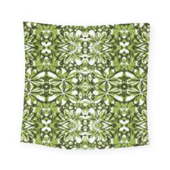 Stylized Nature Print Pattern Square Tapestry (small)