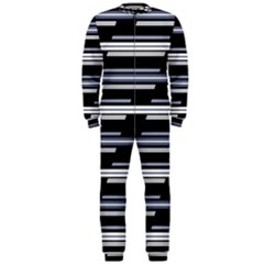 Skewed Stripes Pattern Design Onepiece Jumpsuit (men)  by dflcprints