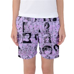 Lilac Yearbook 2 Women s Basketball Shorts by snowwhitegirl