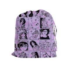 Lilac Yearbook 2 Drawstring Pouches (extra Large) by snowwhitegirl