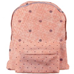 Dot Peach Giant Full Print Backpack