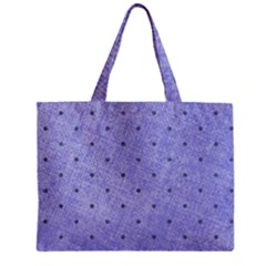 Dot Blue Zipper Mini Tote Bag by snowwhitegirl