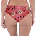 Vintage Glasses Rose Reversible Classic Bikini Bottoms View2