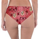 Vintage Glasses Rose Reversible Classic Bikini Bottoms View4