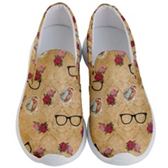 Vintage Glasses Beige Men s Lightweight Slip Ons