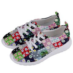 Dino Quilt Women s Lightweight Sports Shoes by snowwhitegirl