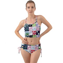 Dino Quilt Mini Tank Bikini Set