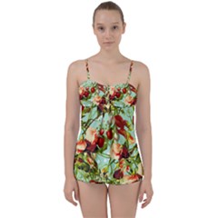 Fruit Blossom Babydoll Tankini Set by snowwhitegirl