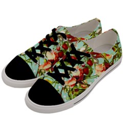 Fruit Blossom Men s Low Top Canvas Sneakers