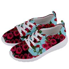 Roses Blue Women s Lightweight Sports Shoes