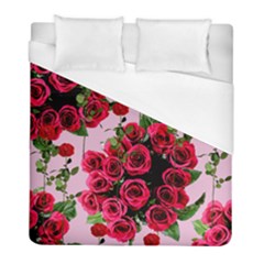 Roses Pink Duvet Cover (full/ Double Size) by snowwhitegirl