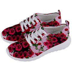 Roses Pink Men s Lightweight Sports Shoes