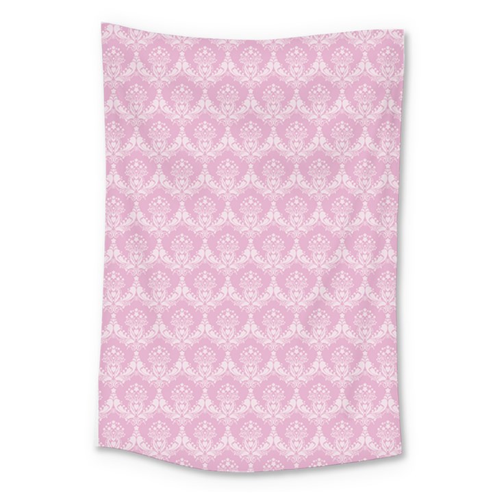 Damask Pink Large Tapestry