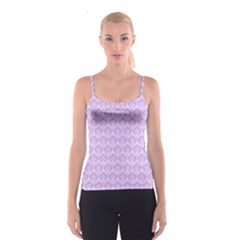 Damask Lilac Spaghetti Strap Top by snowwhitegirl