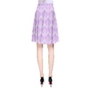 Damask Lilac A-Line Skirt View2