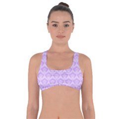 Damask Lilac Got No Strings Sports Bra by snowwhitegirl