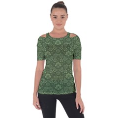 Damask Green Short Sleeve Top by snowwhitegirl