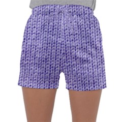 Knitted Wool Lilac Sleepwear Shorts by snowwhitegirl