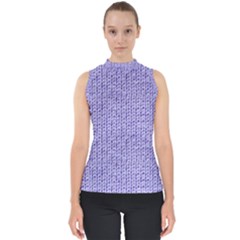 Knitted Wool Lilac Shell Top