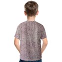 Knitted Wool Pink Light Kids  Cotton Tee View2