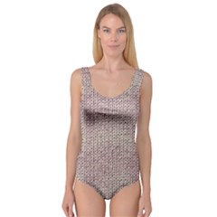 Knitted Wool Pink Light Princess Tank Leotard  by snowwhitegirl