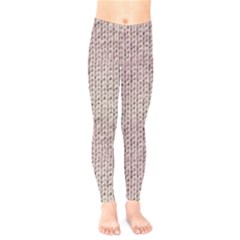 Knitted Wool Pink Light Kids  Legging by snowwhitegirl