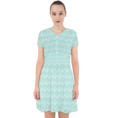 Damask Aqua Green Adorable In Chiffon Dress by snowwhitegirl