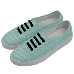 Damask Aqua Green Men s Classic Low Top Sneakers by snowwhitegirl