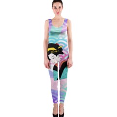 Japanese Abstract One Piece Catsuit by snowwhitegirl