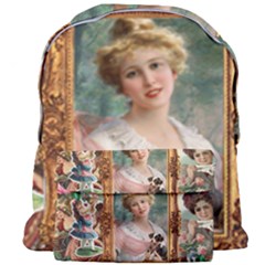 Victorian Collage Of Woman Giant Full Print Backpack by snowwhitegirl