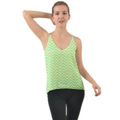 Green Chevron Cami