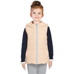 Orange Chevron Kid s Puffer Vest