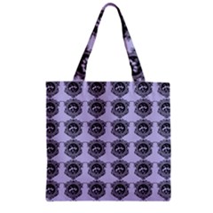 Three Women Blue Zipper Grocery Tote Bag by snowwhitegirl