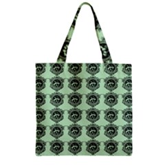 Three Women Green Zipper Grocery Tote Bag by snowwhitegirl