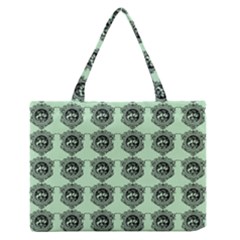 Three Women Green Zipper Medium Tote Bag by snowwhitegirl