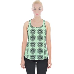 Three Women Green Piece Up Tank Top