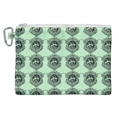 Three Women Green Canvas Cosmetic Bag (xl)