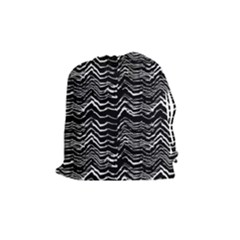 Dark Abstract Pattern Drawstring Pouches (medium)  by dflcprints