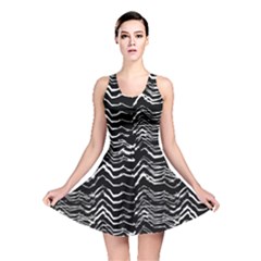 Dark Abstract Pattern Reversible Skater Dress by dflcprints