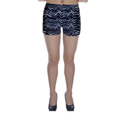 Dark Abstract Pattern Skinny Shorts by dflcprints