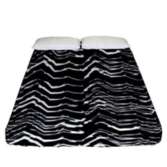 Dark Abstract Pattern Fitted Sheet (queen Size) by dflcprints