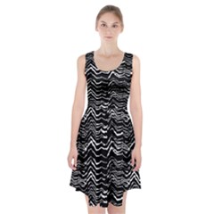 Dark Abstract Pattern Racerback Midi Dress by dflcprints