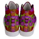 Shimmering Pond With Lotus Bloom Women s Hi-Top Skate Sneakers View4