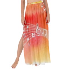 Sunset Notes Maxi Chiffon Tie-up Sarong by ThreadsBySkyBox