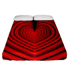 Ruby s Love 20180214072910091 Fitted Sheet (queen Size) by ThePeasantsDesigns