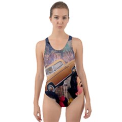 Out In The City Cut-out Back One Piece Swimsuit