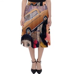 Out In The City Folding Skater Skirt